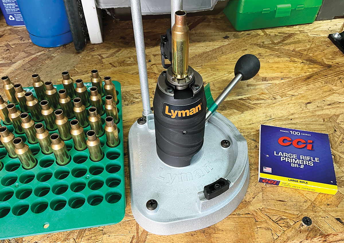The proper use of a primer tool with an adjustable positive stop assures the primer is fully seated in the pocket. The Lyman Accu-Prime is one of several on the market.